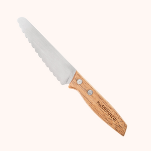 Kiddikutter in Stainless Steel & Wood Handle - Mess Chef